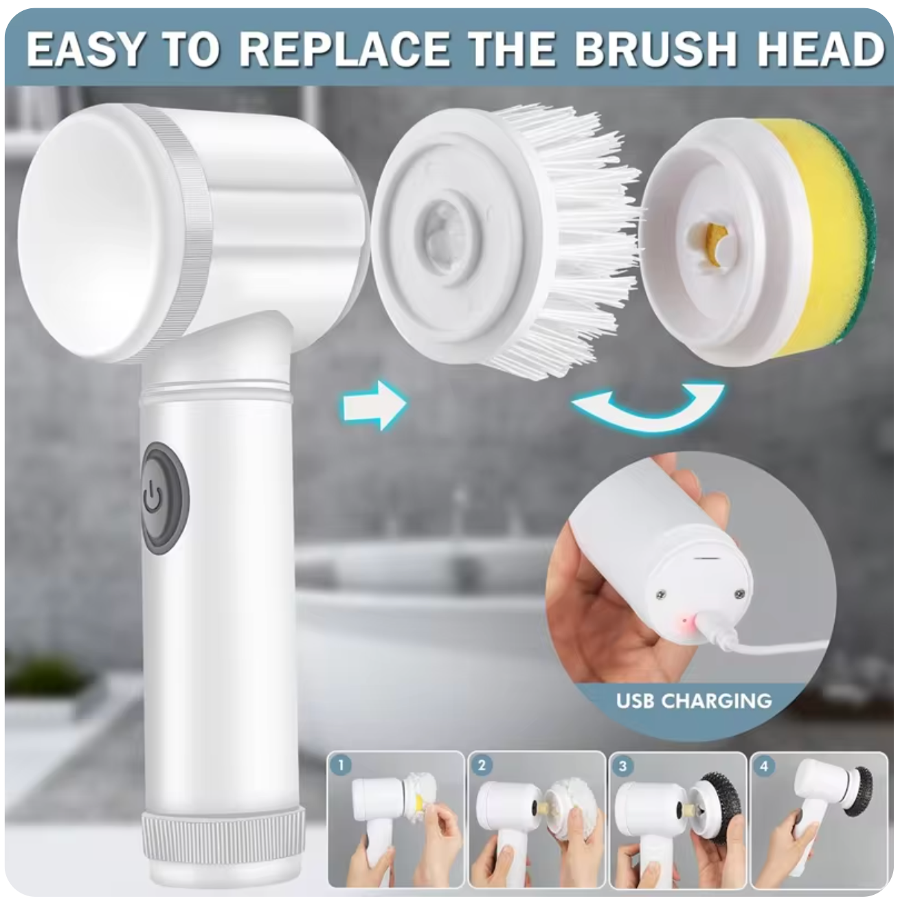 Electric Dish Scrubber